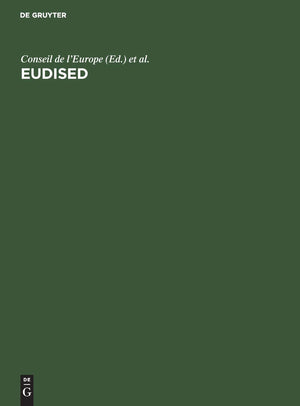 Eudised: Thsaurus multilingue pour le traitement de l'information en ducation (French Edition),New