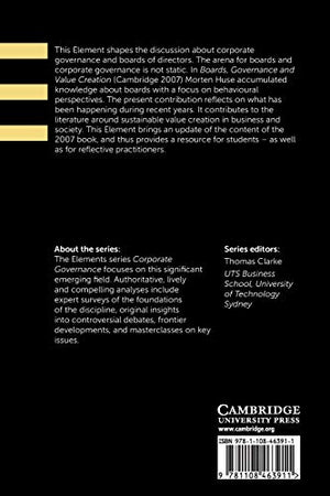 ValueCreating Boards: Challenges for Future Practice and Research (Elements in Corporate Governance),Used