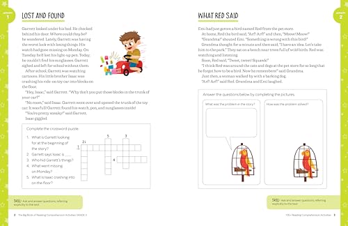 The Big Book of Reading Comprehension Activities, Grade 3: 100+ Activities for AfterSchool and Summer Reading Fun,New