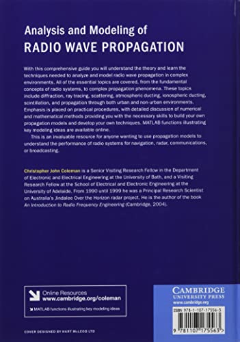Analysis and Modeling of Radio Wave Propagation,Used