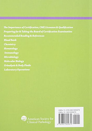 Board Of Certification Study Guide For Clinical Laboratory Certification Examinations, 5Th Edition (Bor Study Guides),New