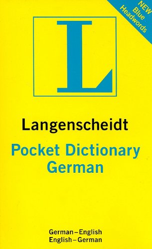 Langenscheidt Pocket German Dictionary: Germanenglish/ Englishgerman (English and German Edition),Used