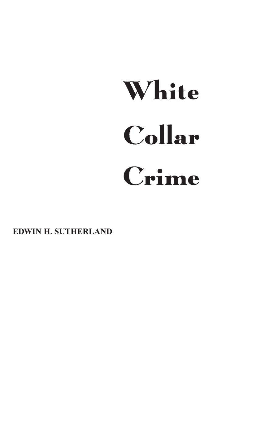 White Collar Crime,Used