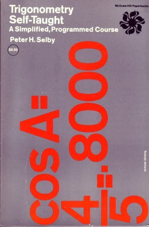 Trigonometry SelfTaught,Used