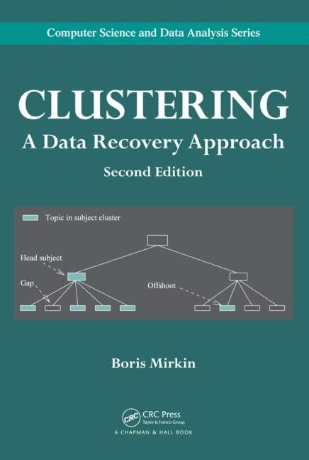 Clustering: A Data Recovery Approach, Second Edition (Computer Science and Data Analysis),Used
