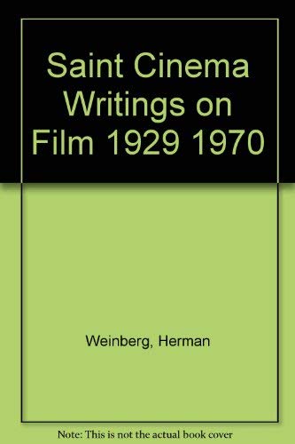 Saint cinema: Writings on film, 19291970,Used