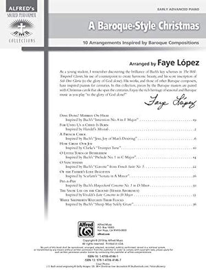 A BaroqueStyle Christmas: 10 Arrangements Inspired by Baroque Compositions (Sacred Performer Collections),Used