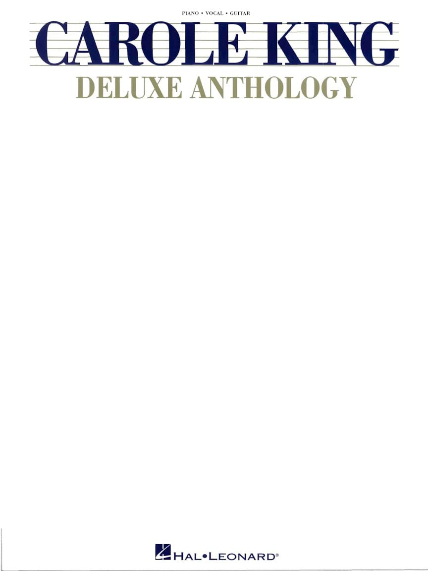 Carole King  Deluxe Anthology Piano, Vocal And Guitar Chords,New