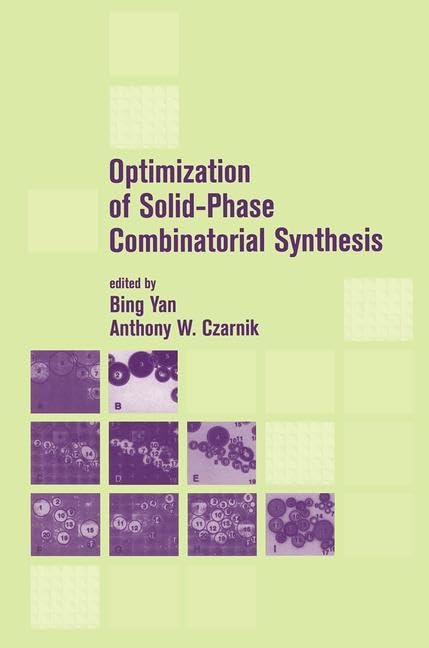 Optimization of SolidPhase Combinatorial Synthesis,Used