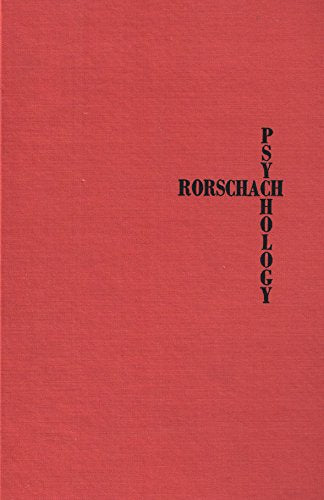 Rorschach Psychology,Used