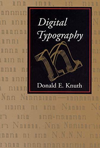 Digital Typography (Volume 78) (Lecture Notes),Used