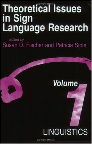 Theoretical Issues In Sign Language Research, Volume 1: Linguistics,Used