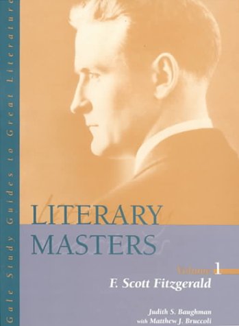 Literary Masters: F. Scott Fitzgerald (LITERARY MASTERS SERIES),Used