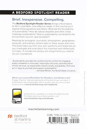 Sustainability: A Bedford Spotlight Reader,Used