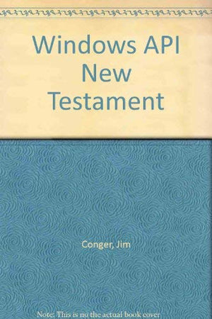 Windows Api New Testament/Book And Cdrom