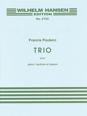 Trio for Piano, Oboe and Bassoon (Wilhelm Hanswn Edition Nr),Used