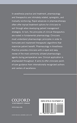 Pharmacology in Anesthesia Practice,Used