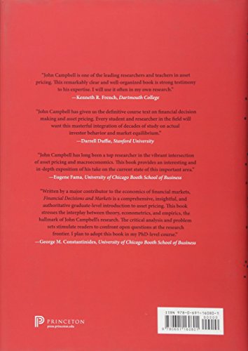 Financial Decisions and Markets: A Course in Asset Pricing,New