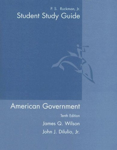 American Government: Study Guide,Used