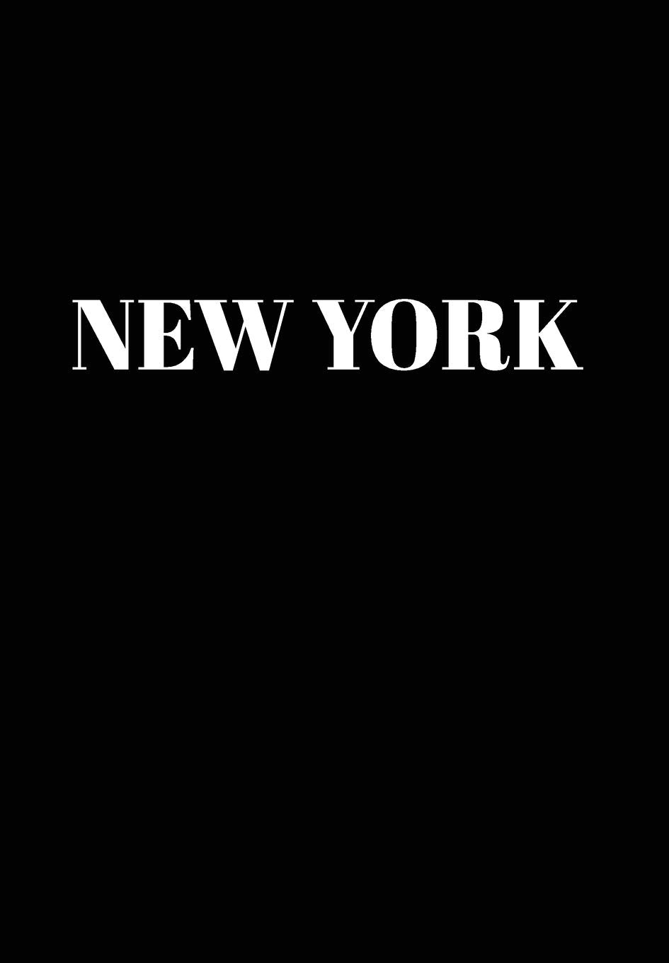 New York: Hardcover Black Decorative Book for Decorating Shelves, Coffee Tables, Home Decor, Stylish World Fashion Cities Design,Used