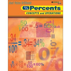 Percents Concepts and Operations (Best Value Drillbook),Used