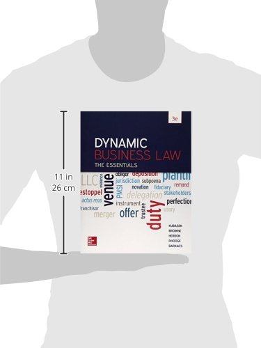 Dynamic Business Law: The Essentials, 3Dr Edition,Used