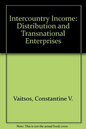 Intercountry Income Distribution and Transnational Enterprises,Used