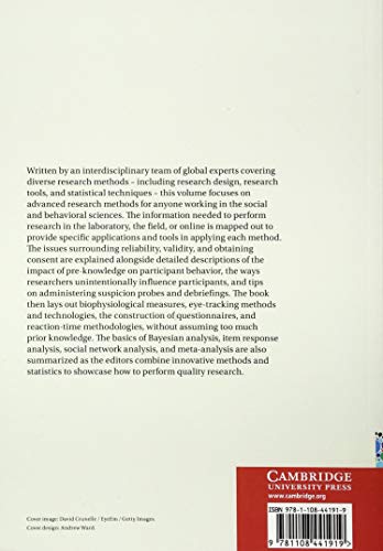 Advanced Research Methods for the Social and Behavioral Sciences,Used