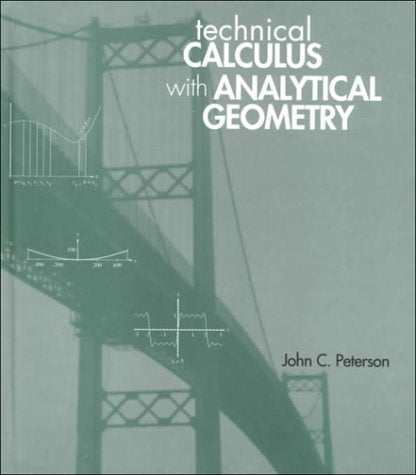 Technical Calculus with Analytic Geometry,New