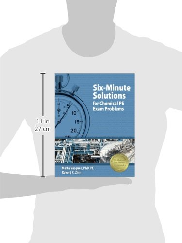 SixMinute Solutions for Chemical PE Exam Problems,Used