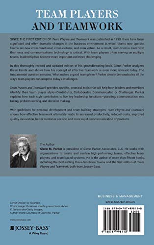 Team Players and Teamwork: New Strategies for Developing Successful Collaboration,New
