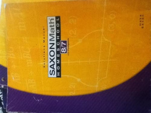 Saxon Math 8/7 with Prealgebra (Kit: Text, Test/Worksheets, Solutions Manual),Used