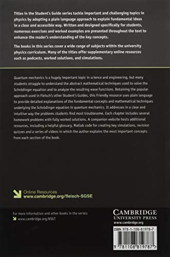 A Student's Guide to the Schrodinger Equation (Student's Guides),Used