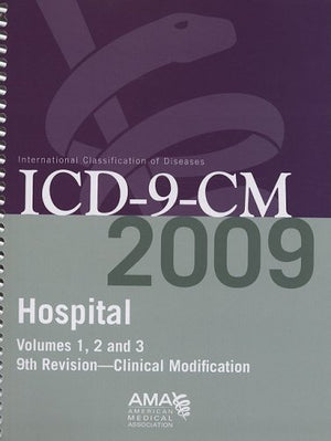 AMA ICD9CM 2009 Hospitals: Volumes 1, 2 and 3 Clinical Modification,Used