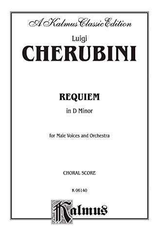 Requiem in D Minor: TTBB (Orch.) (Latin Language Edition) (Kalmus Edition) (Latin Edition),Used