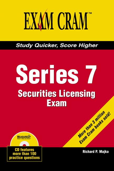 Series 7 Securities Licensing Exam Review Exam Cram,Used