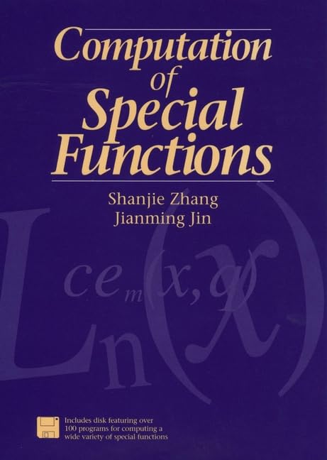 Computation Of Special Functions,New