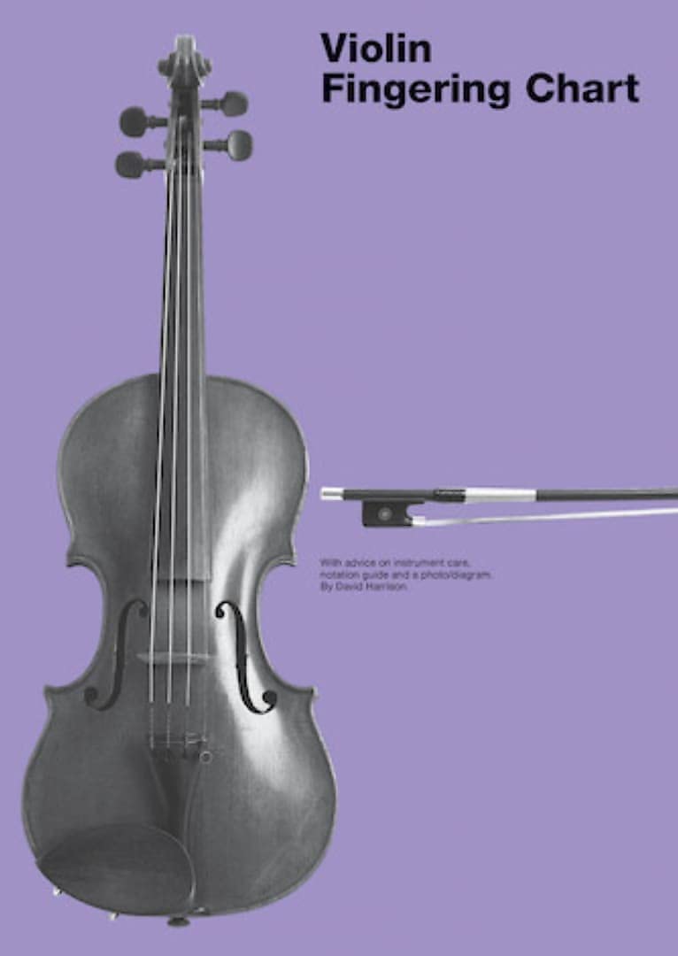 Violin Fingering Chart,Used