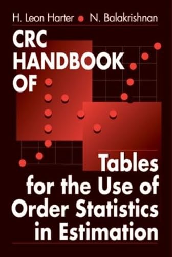 CRC Handbook of Tables for the Use of Order Statistics in Estimation,Used