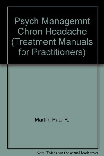 Psychological Management of Chronic Headaches,New