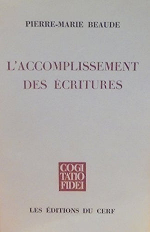 L'Accomplissement des critures,Used