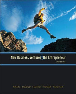 New Business Ventures And The Entrepreneur,Used