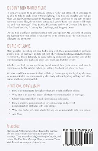 Communication In Marriage: How To Communicate With Your Spouse Without Fighting (Better Marriage Series)
