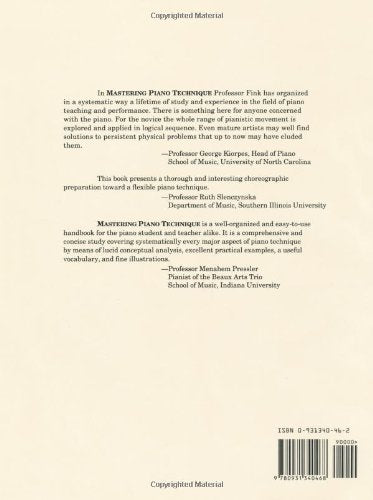 Mastering Piano Technique: A Guide For Students, Teachers And Performers (Amadeus)