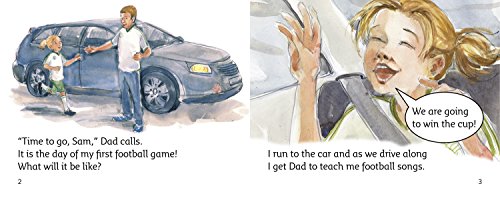 First Football Game: Band 04 Blue/Band 08 Purple (Collins Big Cat Phonics Progress),Used