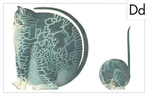 AN ARTIST'S ALPHABET /ANGLAIS,Used