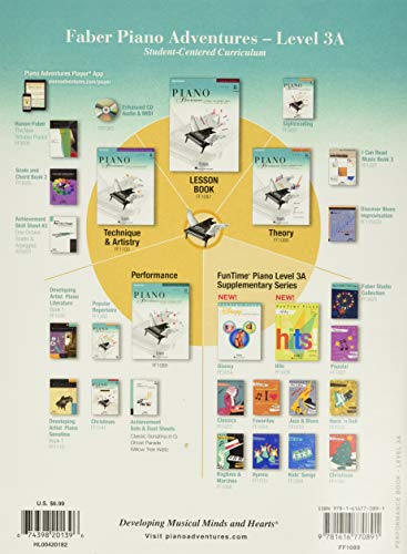 Piano Adventures  Performance Book  Level 3A,Used