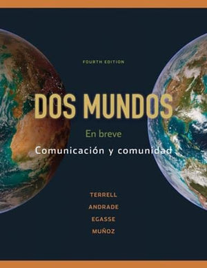 Workbook/Laboratory Manual Dos Mundos: En breve,Used