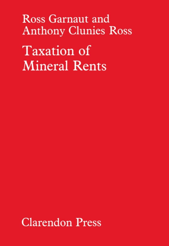 Taxation of Mineral Rents,Used