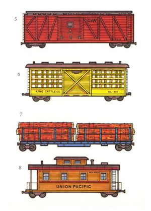 Train Stickers (Dover Little Activity Books: Travel),Used
